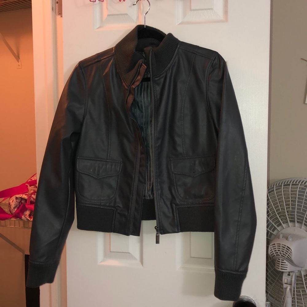 Leather Winter Coat